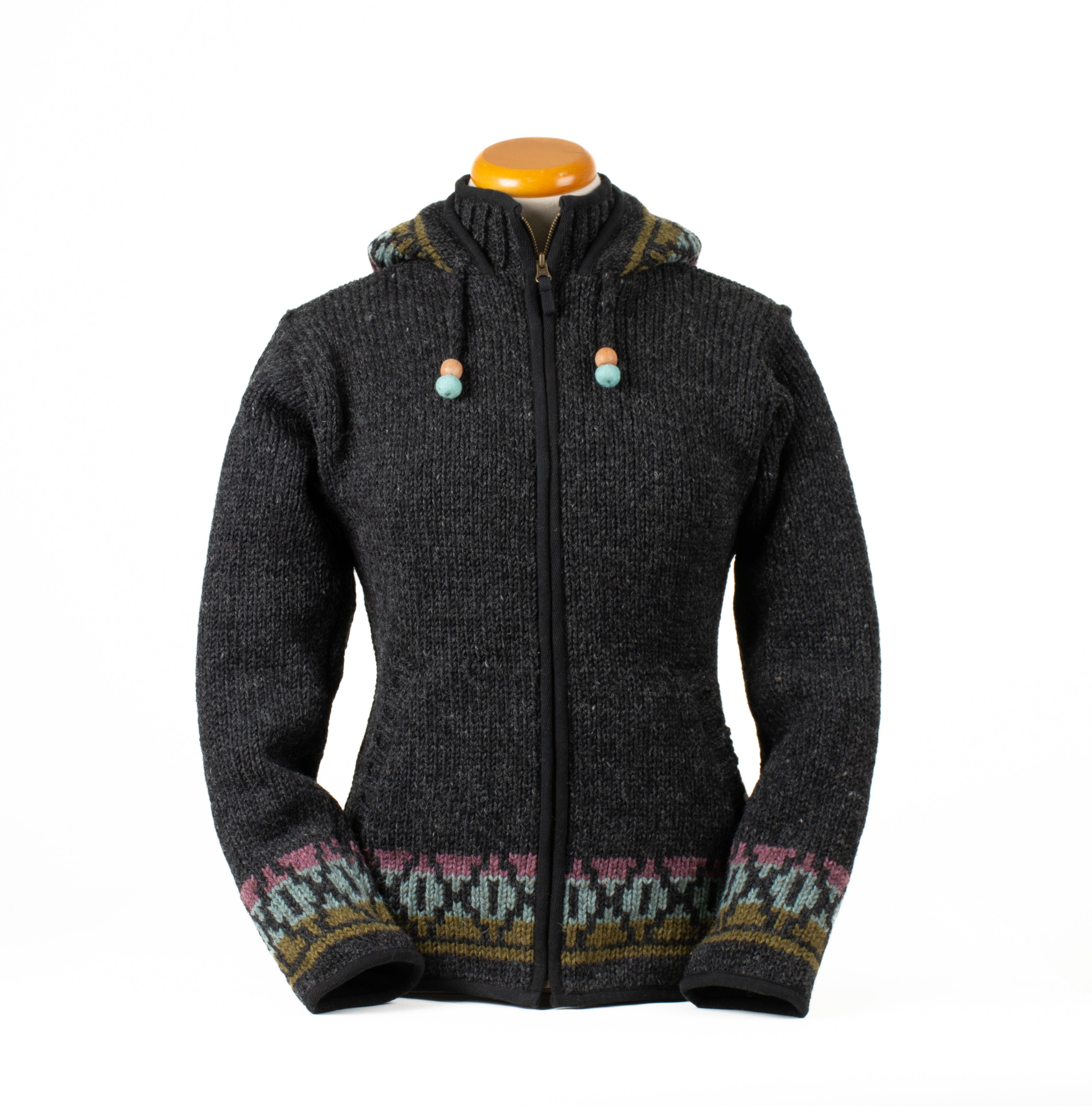 【INCHANT ME】Floor Wool Hidden Loose Fit Jacket Misty Sweater/coat - Fleece-Lined, 100% wool – Lost Horizons USA
