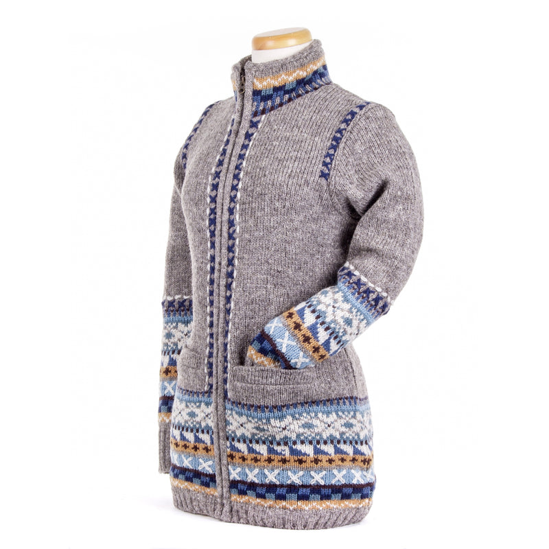 Kirstin Sweater - Fair Isle knit coat – Lost Horizons USA