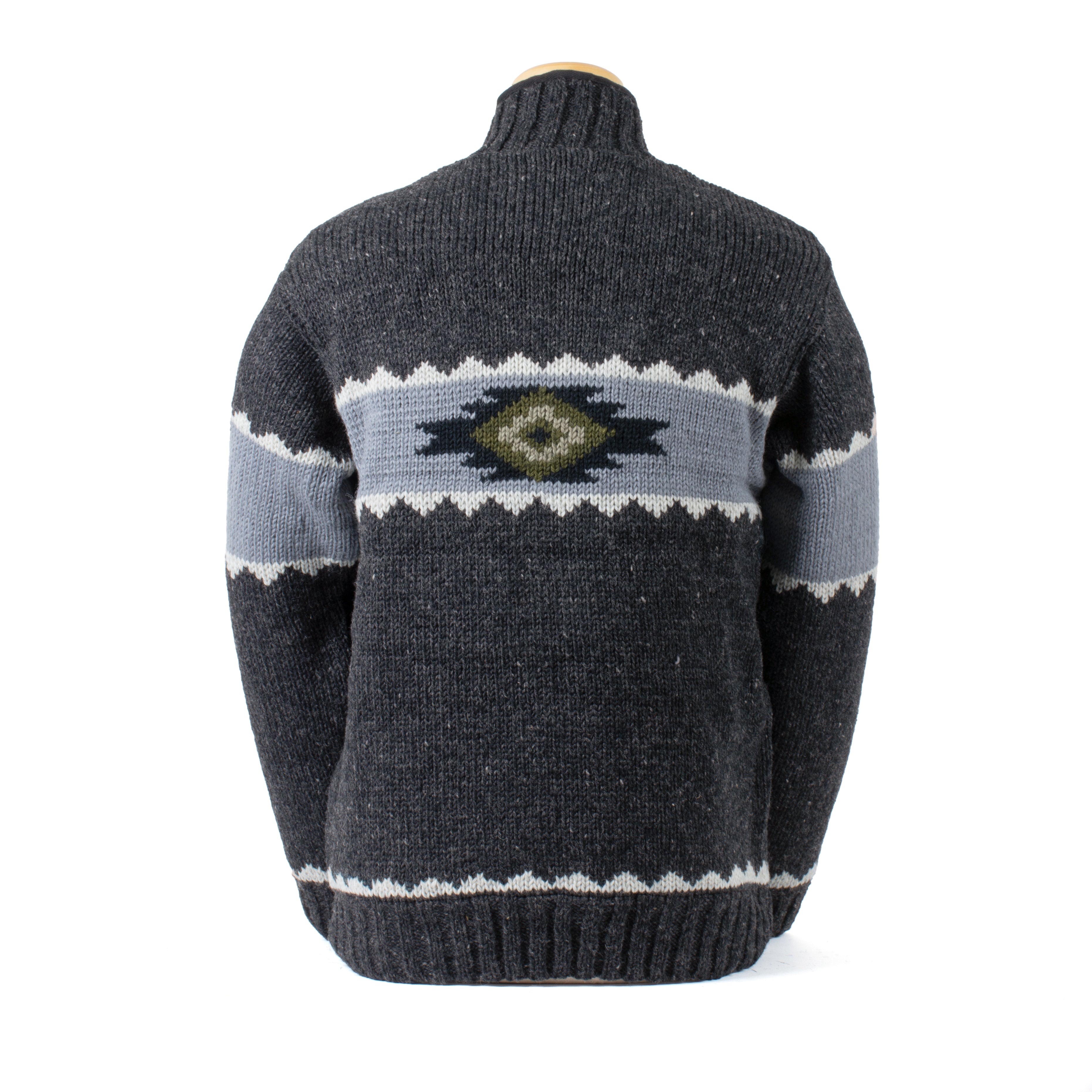 Navajo Wool Sweater – Western Style with Navajo-Inspired Design