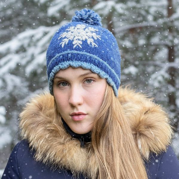 Anoushka Embroidered Wool Beanie – Lost Horizons USA