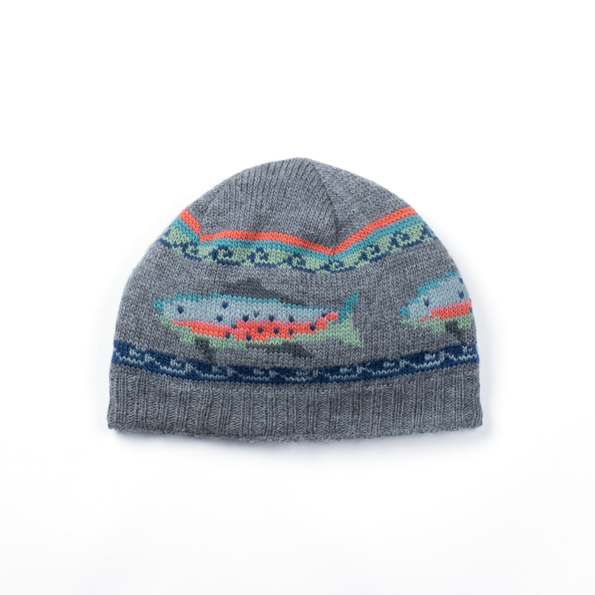 Lost Horizons Multicolored 100% Wool Hat Beanie One Size Handknit purple pink ch Max Beanie Hat – Birdie & Claire main image 4