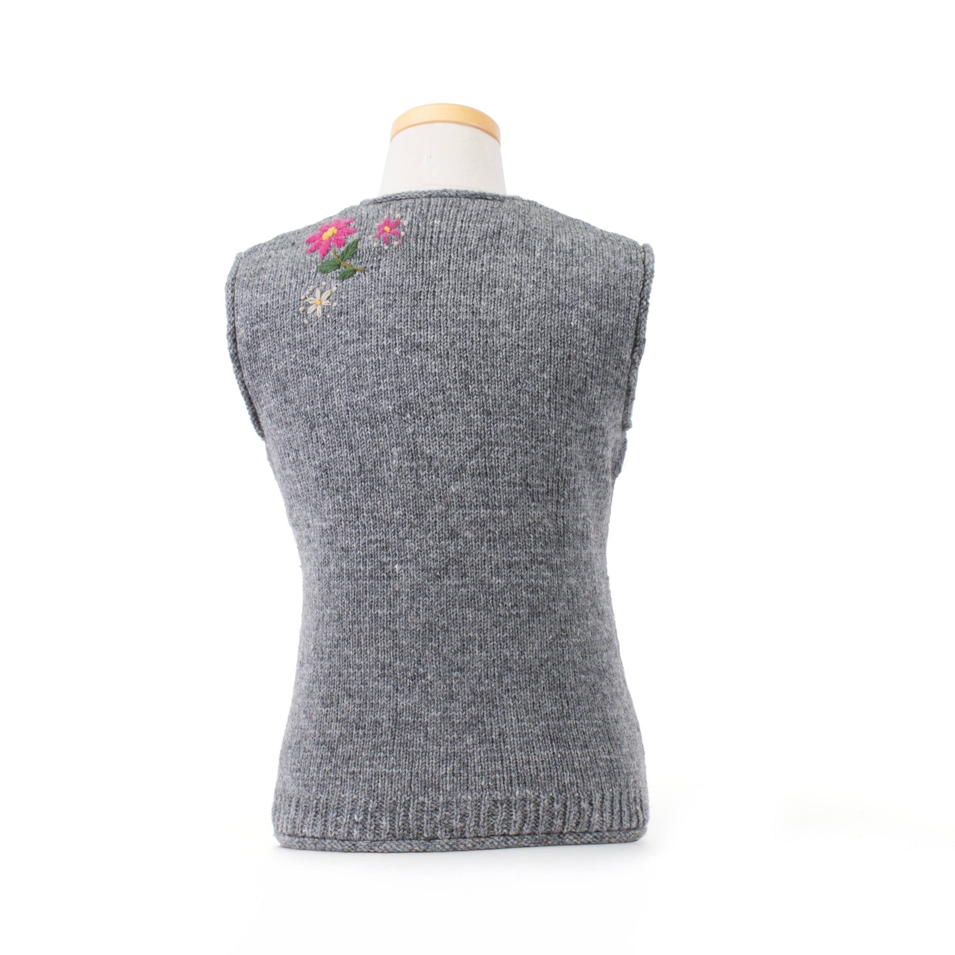 Cassidy Artisan Embroidered Wool Vest