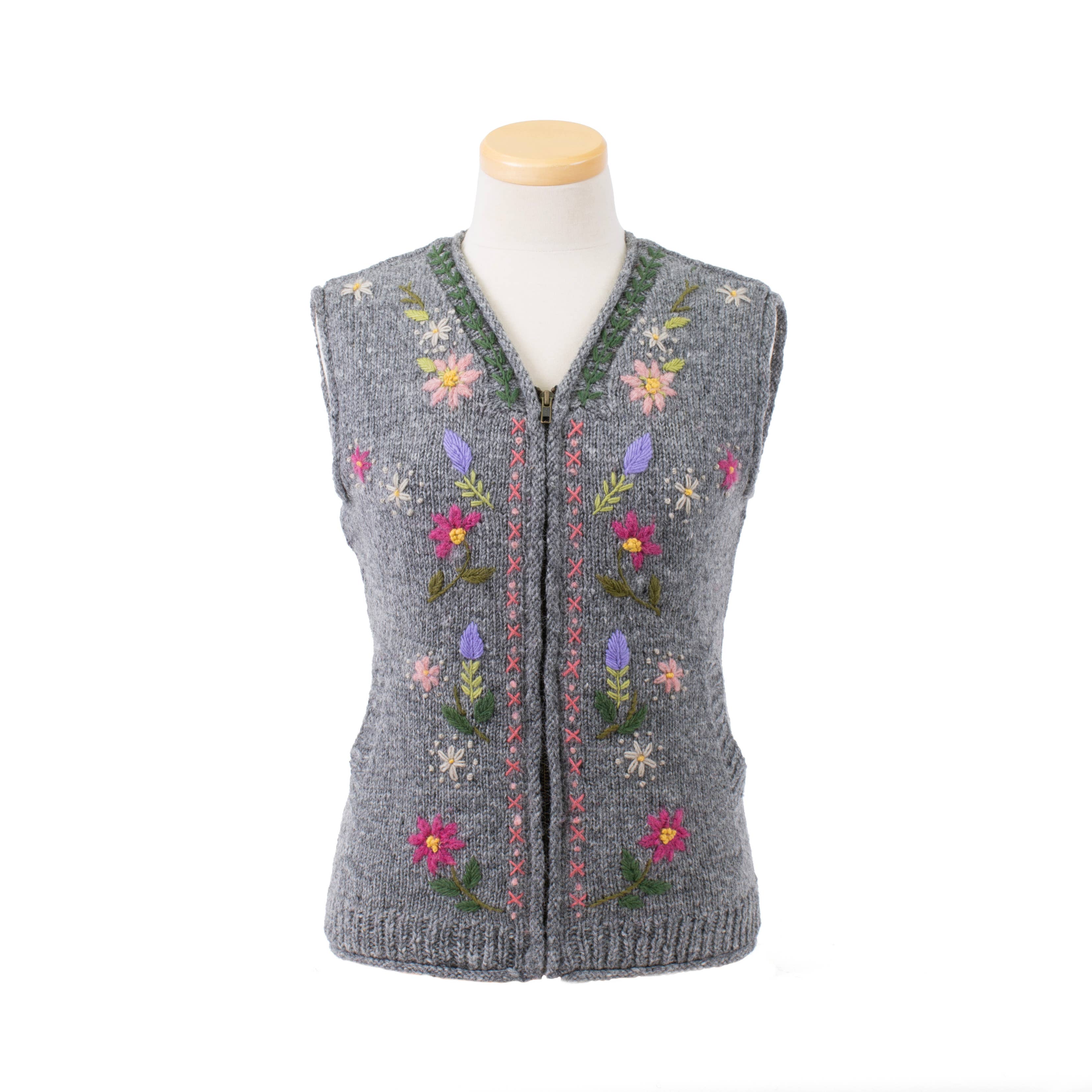 Cassidy Embroidered Wool Vest – Lost Horizons USA