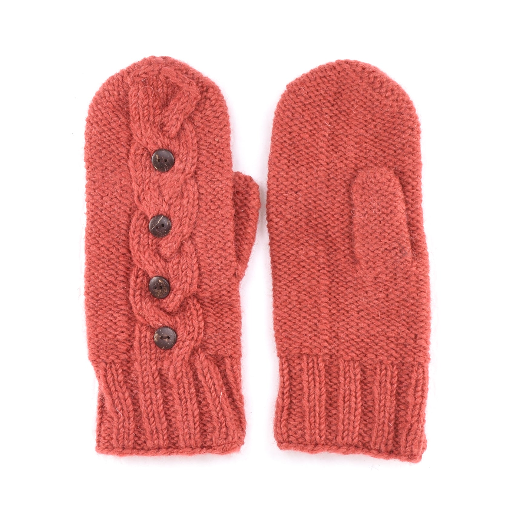 Haven Mittens - Cozy Cable-Knit Mittens with Fleece Lining