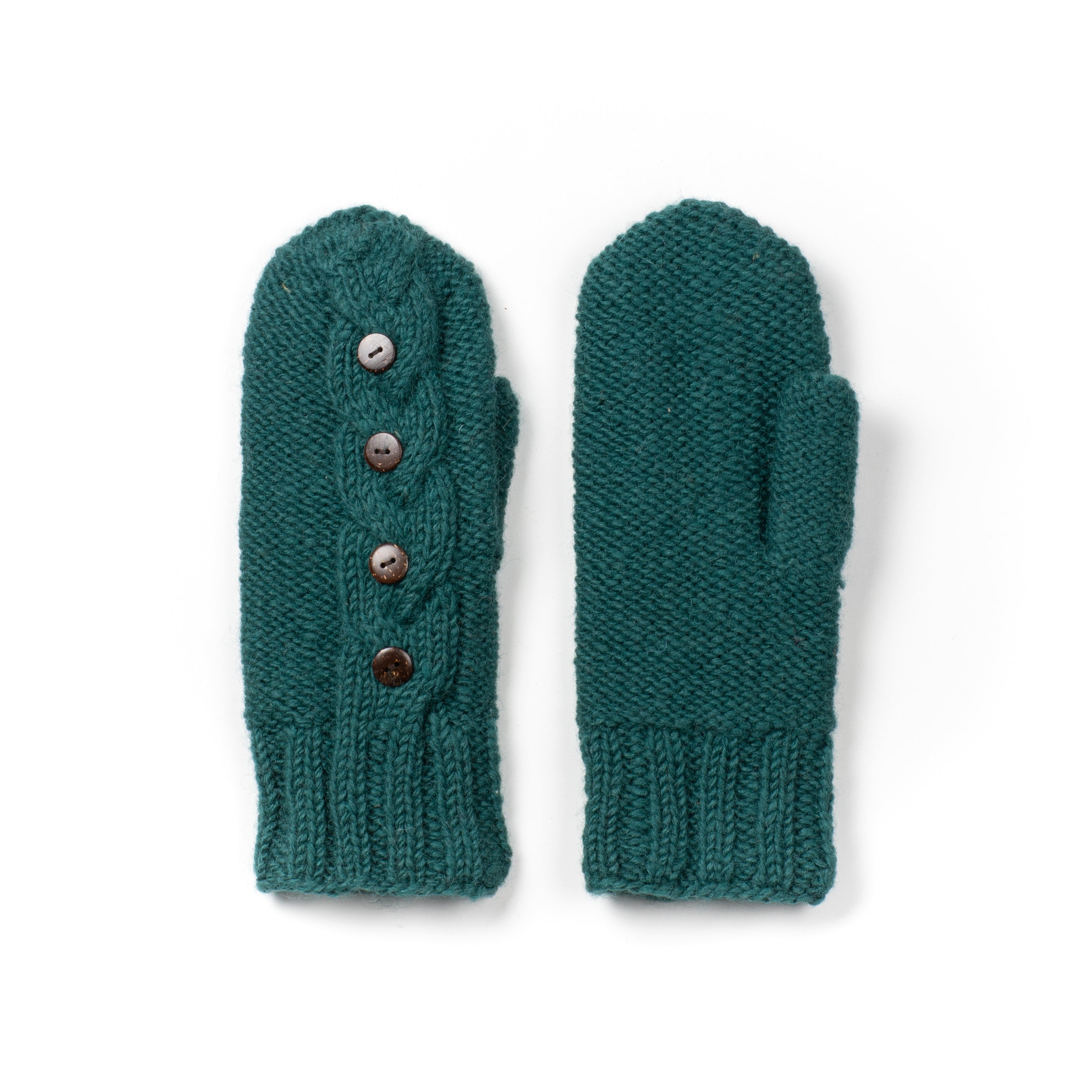 Haven Mittens - Cozy Cable-Knit Mittens with Fleece Lining