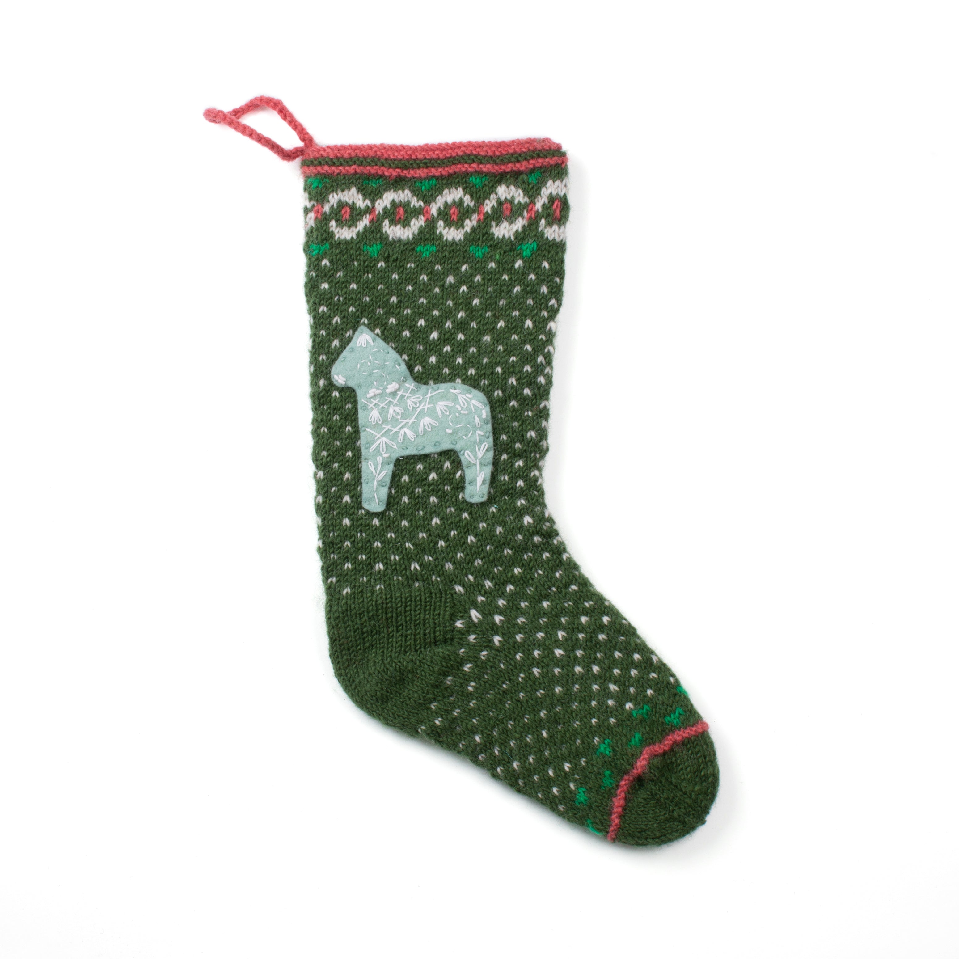 Dala Knit Christmas Stocking