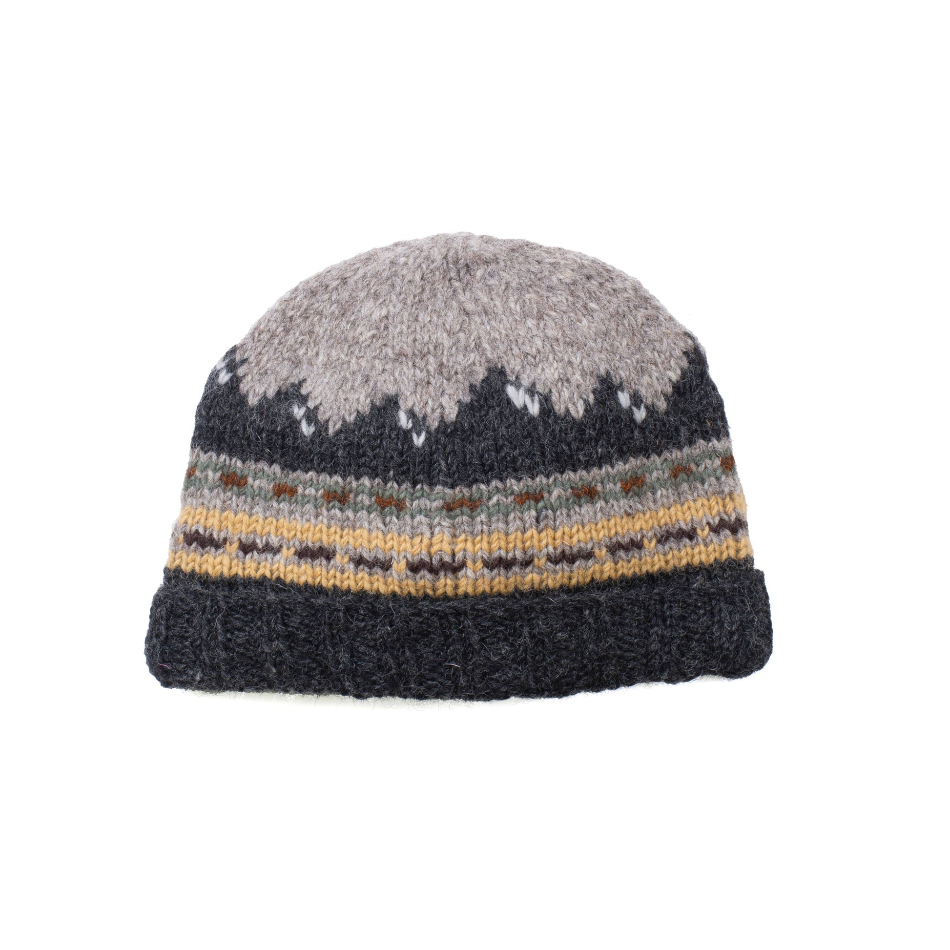 Jackson Wool Knit Stripe Beanie Hat