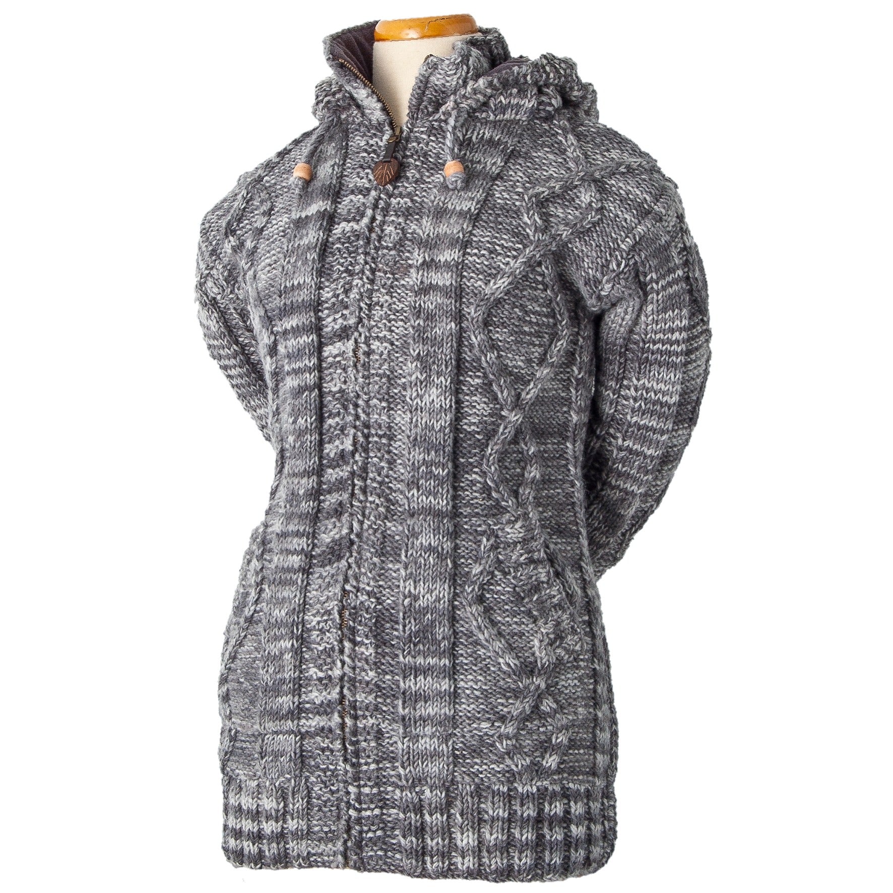 ジャケット・アウター LOST HORIZON REVERSIBLE CARDIGAN NWT Sundance Catalog By Lost Horizon Blue Wool “Jorunn Nordic